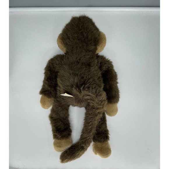 Vintage 1988 Bravo Applause Chimpanzee 17” Realistic Brown Stuffed Plush Monkey - Picture 8 of 12